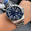  Shop Authentic Tag Heuer Aquaracer Professional 300 Automatic Blue Dial Silver Steel Strap Watch for Men - WBP201B.BA0632 - Luxxuri