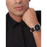  Shop Authentic Fossil The Minimalist 3H Black Dial Brown Leather Strap Watch for Men - FS5464 - Luxxuri