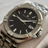  Shop Authentic Maurice Lacroix Aikon Venturer Black Dial Silver Steel Strap Watch for Men - AI1008-SS002-331-1 - Luxxuri