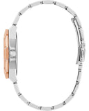  Shop Authentic Guess Sunray Multifunction Crystals Silver Dial Two Tone Steel Strap Watch For Women - GW0616L3 - Luxxuri