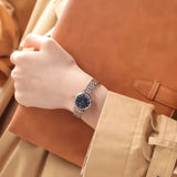  Shop Authentic Emporio Armani Gianni T Bar Quartz Blue Dial Two Tone Steel Strap Watch For Women - AR11222 - Luxxuri
