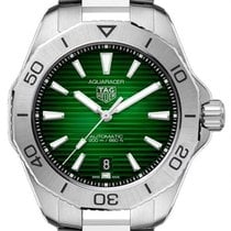  Shop Authentic Tag Heuer Aquaracer Professional 200 Automatic Green Dial Silver Steel Strap Watch for Men - WBP2115.BA0627 - Luxxuri