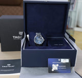  Shop Authentic Tag Heuer Carrera Automatic Blue Dial Silver Steel Strap Watch for Men - WBN2016.BA0640 - Luxxuri