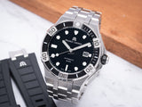  Shop Authentic Maurice Lacroix Aikon Venturer Black Dial Silver Steel Strap Watch for Men - AI6058-SS002-330-1 - Luxxuri