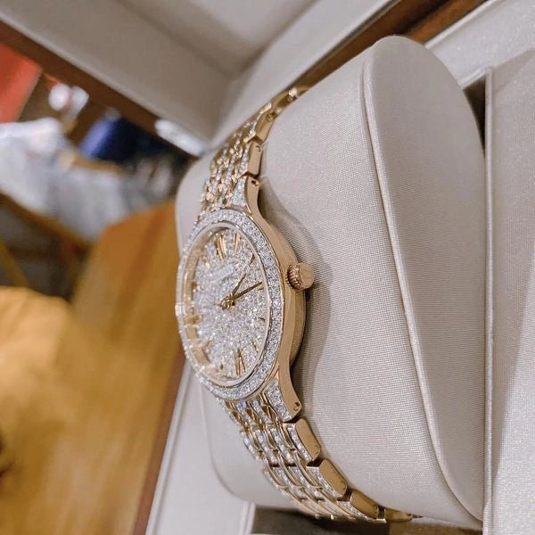  Shop Authentic Bulova Crystal Collection Silver Crystals Dial Two Tone Steel Strap Watch for Women - 98L235 - Luxxuri