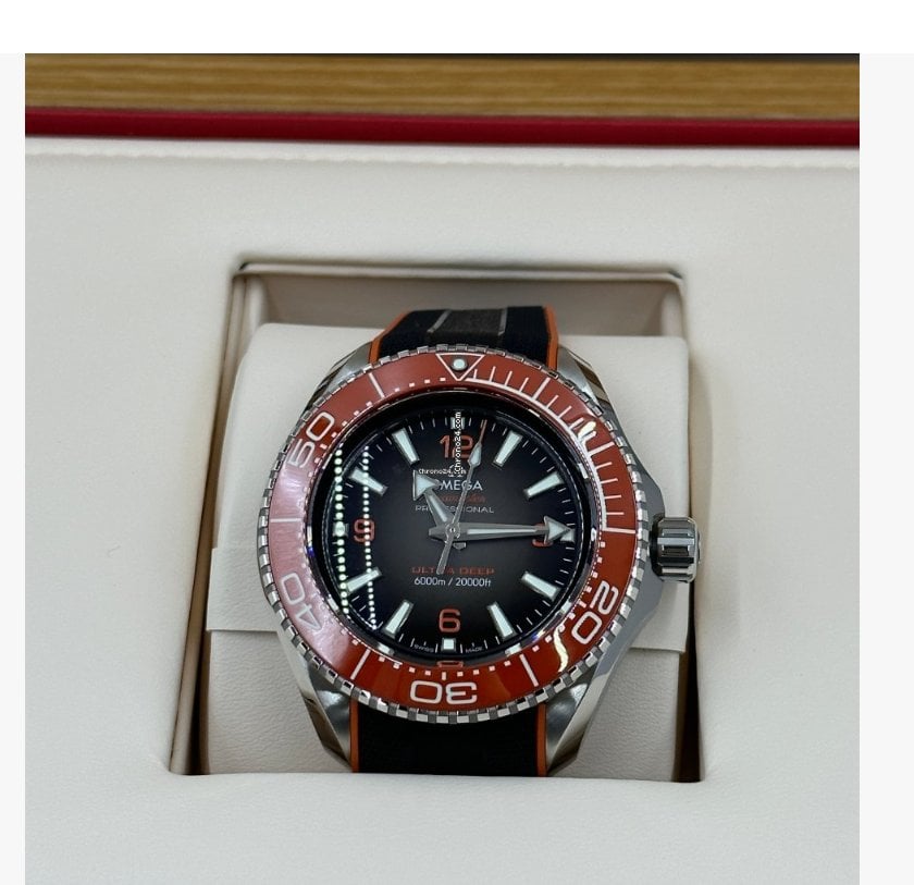  Shop Authentic Omega Seamaster Planet Ocean 6000M Co Axial Master Chronograph Black Dial Black Rubber Strap Watch for Men - 21532462106001 - Luxxuri