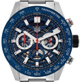  Shop Authentic Tag Heuer Carrera Chronograph Blue Dial Silver Steel Strap Watch for Men - CBG2A11.BA0654 - Luxxuri