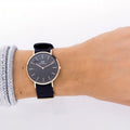  Shop Authentic Daniel Wellington Classic Cornwall Black Dial Black Nylon Strap Watch For Women - DW00100148 - Luxxuri