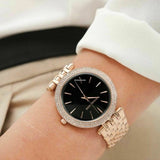  Shop Authentic Michael Kors Darci Black Dial Rose Gold Steel Strap Watch for Women - MK3402 - Luxxuri