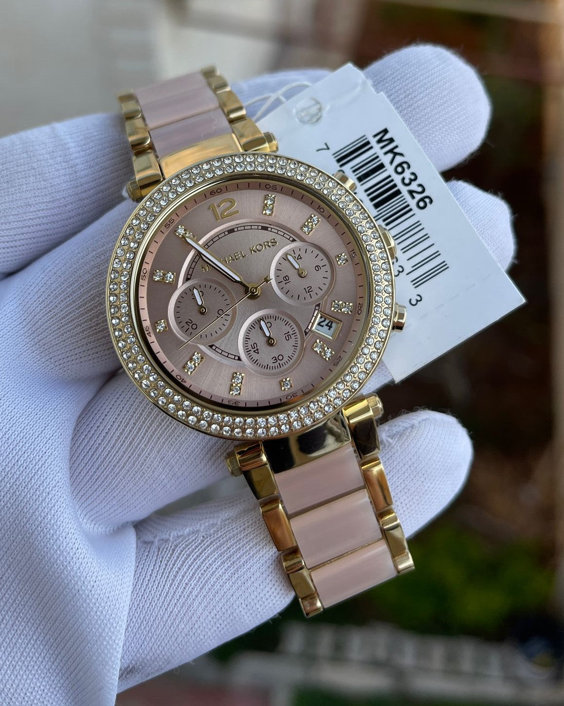  Shop Authentic Michael Kors Parker Gold Dial Two Tone Steel Strap Watch for Women - MK6326 - Luxxuri