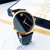  Shop Authentic Movado Museum Classic Quartz Black Dial Black Leather Strap Watch for Men - 0607195 - Luxxuri