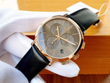  Shop Authentic Calvin Klein Posh Grey Dial Black Leather Strap Watch for Men - K8Q376C3 - Luxxuri