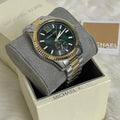  Shop Authentic Michael Kors Lexington Quartz Green Dial Two Tone Steel Strap Watch For Men - MK9063 - Luxxuri