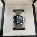  Shop Authentic Maurice Lacroix Aikon Chronograph Blue Dial Silver Steel Strap Watch for Men - AI1018-SS002-430-1 - Luxxuri