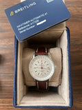  Shop Authentic Breitling Navitimer Automatic 41 White Dial Brown Leather Strap Watch for Men - A17326211G1P2 - Luxxuri