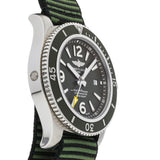  Shop Authentic Breitling Superocean Automatic 44mm Outerknown Green Dial Green Nylon Strap Watch for Men - A17367A11L1W1 - Luxxuri