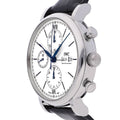  Shop Authentic IWC Portofino Chronograph White Dial Black Leather Strap Watch for Men - IW391024 - Luxxuri