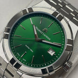  Shop Authentic Maurice Lacroix Aikon Date Quartz Green Dial Silver Steel Strap Watch for Men - AI1108-SS002-630-1 - Luxxuri