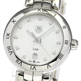  Shop Authentic Tag Heuer Link Diamonds Mother of Pearl Dial Silver Steel Strap Watch for Women -  WAT1417.BA0954 - Luxxuri