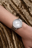  Shop Authentic Guess Soiree Diamonds Silver Dial Silver Mesh Bracelet Watch for Women - GW0402L1 - Luxxuri