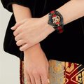 Gucci Dive Tiger Blue and Red Dial Blue Red Blue Nylon Strap Watch For Men - YA136215