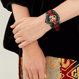  Shop Authentic Gucci Dive Tiger Blue and Red Dial Blue Red Blue Nylon Strap Watch For Men - YA136215 - Luxxuri