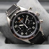  Shop Authentic Tag Heuer Autavia Chronometer Flyback Automatic Chronograph Black Dial Black Leather Strap Watch for Men - CBE511A.FC8279 - Luxxuri