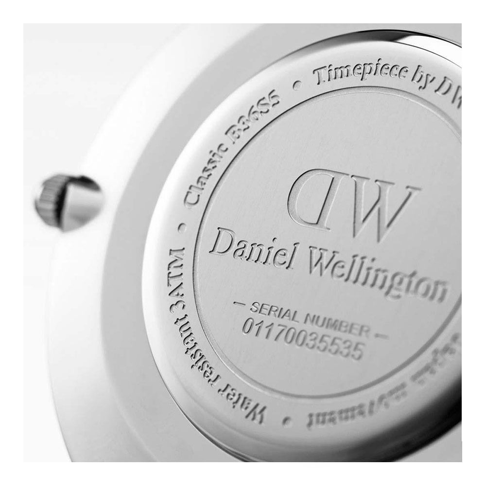  Shop Authentic Daniel Wellington Classic Cornwall White Dial Black Nylon Strap Watch For Men - DW00100260 - Luxxuri