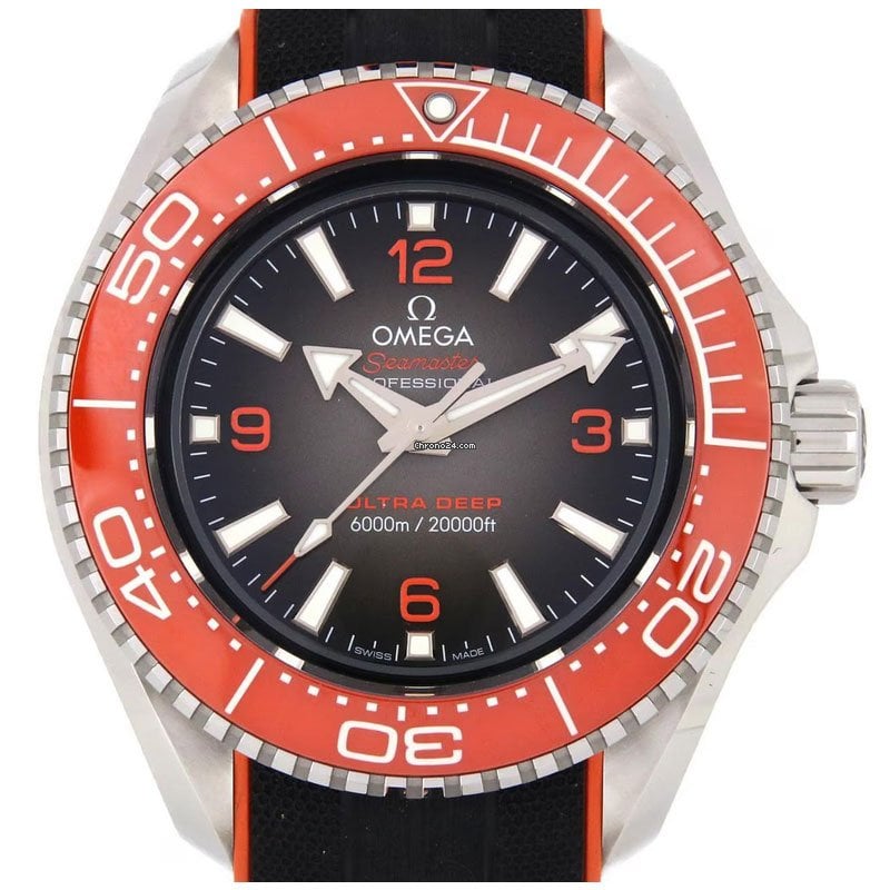  Shop Authentic Omega Seamaster Planet Ocean 6000M Co Axial Master Chronograph Black Dial Black Rubber Strap Watch for Men - 21532462106001 - Luxxuri