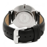  Shop Authentic Daniel Wellington Classy Sheffield White Dial Black Leather Strap Watch For Women - DW00100080 - Luxxuri