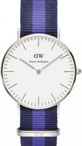  Shop Authentic Daniel Wellington Classic Swansea White Dial Two Tone NATO Strap Watch For Women - DW00100048 - Luxxuri