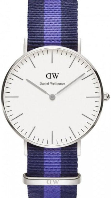  Shop Authentic Daniel Wellington Classic Swansea White Dial Two Tone NATO Strap Watch For Women - DW00100048 - Luxxuri