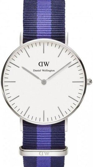 Shop Authentic Daniel Wellington Classic Swansea White Dial Two Tone NATO Strap Watch For Women - DW00100048 - Luxxuri