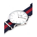  Shop Authentic Daniel Wellington Classic Oxford White Dial Two Tone Nylon Strap Watch For Men - DW00100015 - Luxxuri