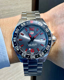  Shop Authentic Tag Heuer Formula 1 Quartz Anthracite Dial Silver Steel Strap Watch for Men - WAZ1018.BA0842 - Luxxuri