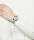  Shop Authentic Calvin Klein Rebel Grey Dial Grey Leather Strap Watch for Women - K8P231Q4 - Luxxuri