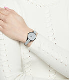  Shop Authentic Calvin Klein Rebel Grey Dial Grey Leather Strap Watch for Women - K8P231Q4 - Luxxuri