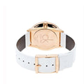  Shop Authentic Calvin Klein Accent White Dial White Leather Strap Watch for Men - K2Y2X6KW - Luxxuri