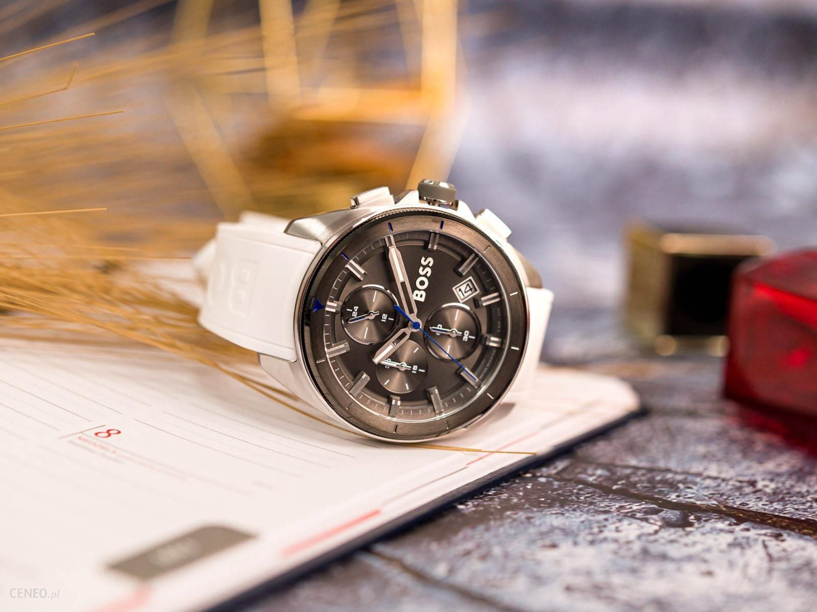  Shop Authentic Hugo Boss Volane Grey Dial White SIlicone Strap Watch for Men - 1513948 - Luxxuri