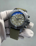  Shop Authentic Breitling Avenger Chronograph 45mm Green Dial Green Nylon Strap Watch for Men - V13317101L1X1 - Luxxuri