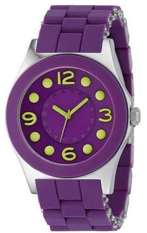  Shop Authentic Marc Jacobs Pelly Purple Dial Purple Silicone Strap Watch for Women - MBM2505 - Luxxuri