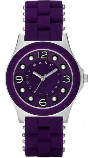  Shop Authentic Marc Jacobs Pelly Purple Dial Purple Silicone Strap Watch for Women - MBM2538 - Luxxuri