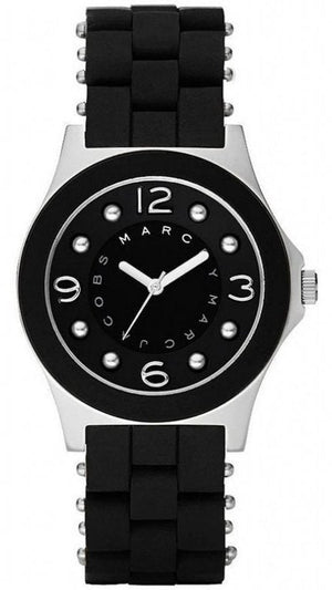  Shop Authentic Marc Jacobs Pelly Black Dial Black Silicone Strap Watch for Women - MBM2541 - Luxxuri