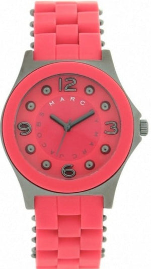  Shop Authentic Marc Jacobs Pelly Red Dial Red Silicone Strap Watch for Women - MBM2590 - Luxxuri