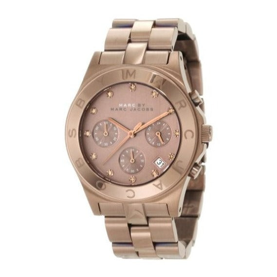  Shop Authentic Marc Jacobs Blade Chronograph Brown Dial Brown Steel Strap Watch for Women - MBM3121 - Luxxuri