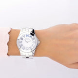  Shop Authentic Marc Jacobs Rivera White Dial Silver Steel Strap Watch for Women - MBM3136 - Luxxuri