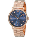  Shop Authentic Marc Jacobs Baker Navy Blue Dial Rose Gold Steel Strap Watch for Women - MBM3332 - Luxxuri