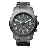  Shop Authentic Marc Jacobs Larry Chronograph Black Dial Gunmetal Grey Steel Strap Watch for Men - MBM5031 - Luxxuri