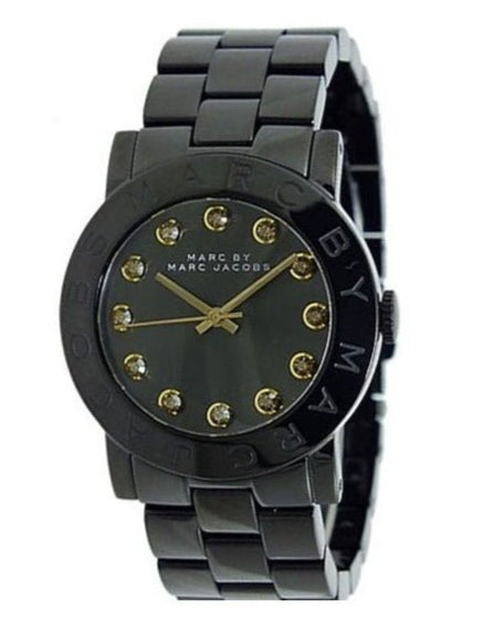  Shop Authentic Marc Jacobs Amy Black Dial Black Steel Strap Watch for Women - MBM8595 - Luxxuri
