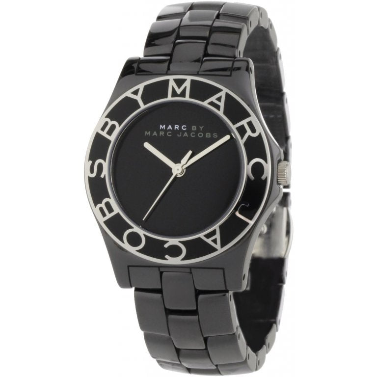  Shop Authentic Marc Jacobs Black Dial Black Ceramic Strap Watch for Women - MBM9501 - Luxxuri